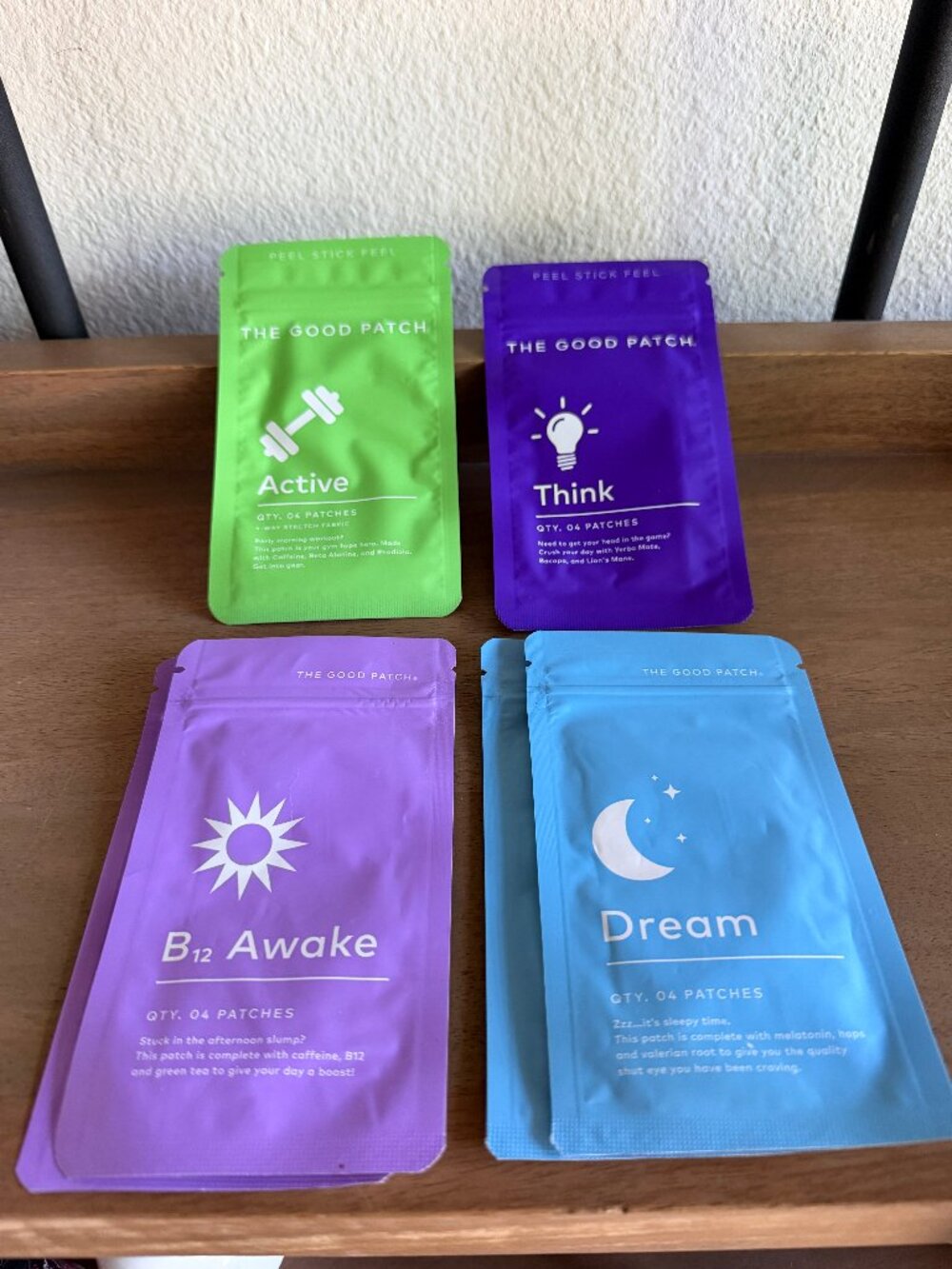 The Good Patch Active/Think/Awake/Dream patches (bundle of 6)